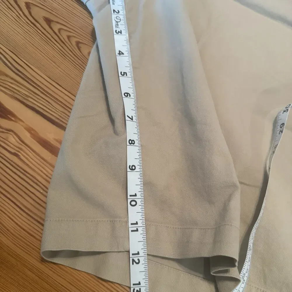 Peter Millar Chino Shorts 44L Khaki 12” Inseam Golf Preppy Vacation Tennis‎ EUC